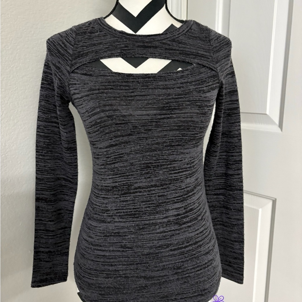Juicy Couture Long Sleeve Cutout Top
